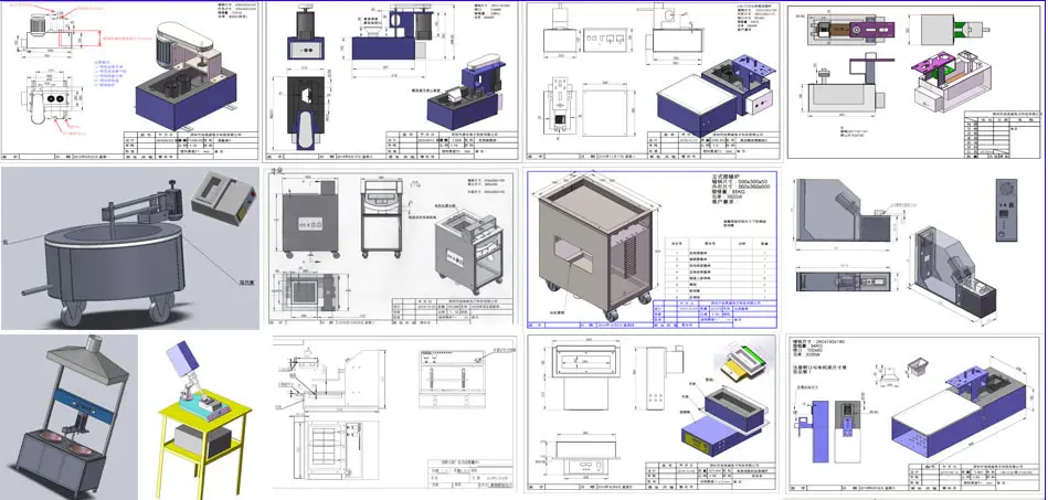 Heating product design drawings