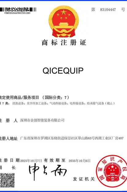 Trademark Registration Certificate